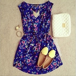 Lindo atuendo de picnic para el verano.: Trajes estampados  