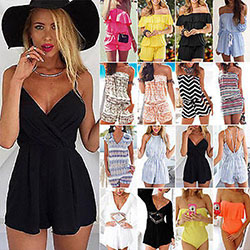 Monos y monos cortos. Mono corto para mujer, mono, minivestido para mujer, vestidos de playa de verano, vestido ajustado de verano, ropa informal: 