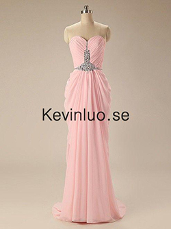 Novia Playa Vestidos Rosa Gasa Tallas Grandes: 