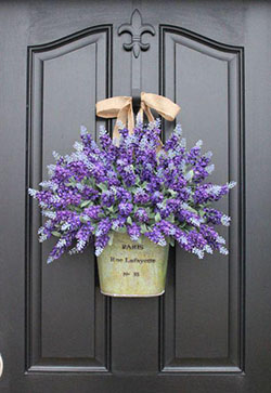 Coronas de puerta de primavera: día de Navidad,  Decoración navideña,  colgador de puerta  