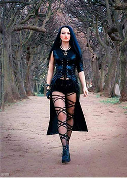 Subcultura gótica, moda gótica - modelo, moda, ropa: subcultura punk,  moda gótica,  conjuntos de vestido gótico,  modainsta,  belleza gótica  