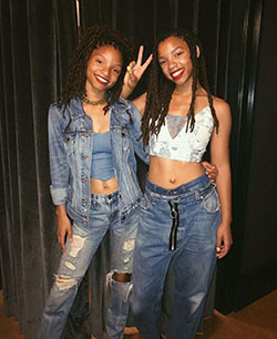 1: halle bailey,  chloe bailey,  chloe halle  
