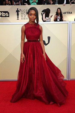 24º Premios del Sindicato de Actores de Pantalla. 24º Premios del Sindicato de Actores de Pantalla.: vestidos de alfombra roja,  Niños mártires,  marsai martin,  Funciones de premios  