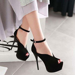 Ideas elegantes y fabulosas para tacones altos: Zapato de tacón alto,  Tacón de aguja,  Ideas de tacón alto,  Las mejores ideas de tacones de aguja,  Zapato de punta abierta,  Zapato plataforma  