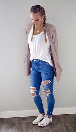 Outfits casuales Ropa casual, Ropa de invierno: Traje de trabajo para niñas  