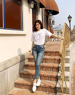Ropa casual Idioma coreano, Ropa casual: Traje de trabajo para niñas  