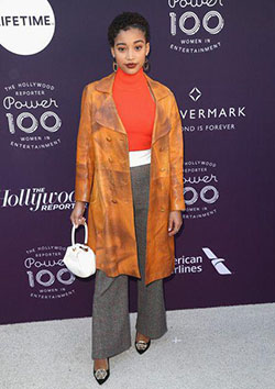 El reportero de Hollywood. The Hollywood Reporter's 2017 Women un Entertainment Breakfast - Llegadas: Los Angeles,  vestidos de alfombra roja,  El poder de Stenberg,  Lily Collins,  Fotos de poder  