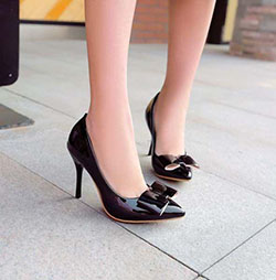 Zapatos de tacón alto para mujer Bow Lady Pumps Zapatos de vestir de fiesta: Zapato de tacón alto,  Zapato de salón,  Tacón de aguja,  Zapato de vestir,  Ideas de tacón alto,  Las mejores ideas de tacones de aguja,  Zapatos,  Zapatos sexys  