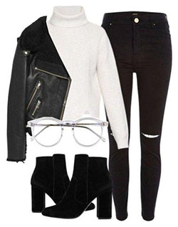 Outfit Otoño River Island, Cuello Polo: Pantalones ajustados,  Trajes de moda,  Atuendos De Otoño,  Trajes Polyvore  