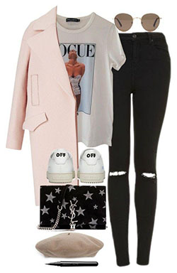 Traje de oficina casual para damas de Polyvore: Trajes de Polyvore 2019  