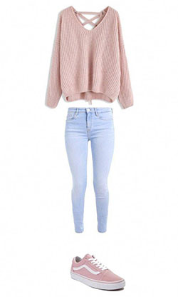 Traje de otoño Jeans de pernera ancha, pantalones ajustados: Atuendos De Otoño,  Trajes Polyvore  