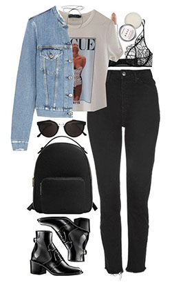 Ideas completas de atuendos casuales para niñas de Polyvore: Trajes de Polyvore 2019  