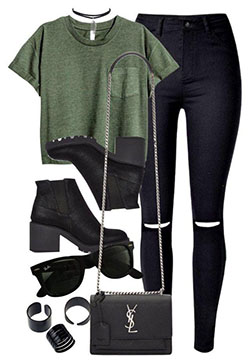 Yves Saint Laurent, Ropa de otoño Ropa casual, Saint Laurent: Atuendos De Otoño,  Trajes Polyvore  