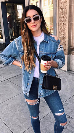Chaqueta vaquera, Ropa casual: chaqueta de jean  