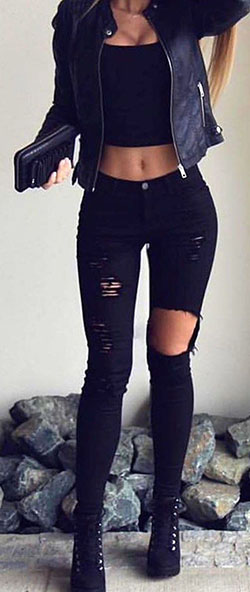 Kim case, Ropa casual, Kim Kardashian: Conjunto De Vaqueros Negros,  kim kardashian  