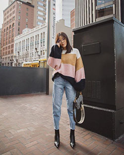 Ideas para combinar jeans de mamá: Vaqueros de mamá,  Ideas de ropa de calle  