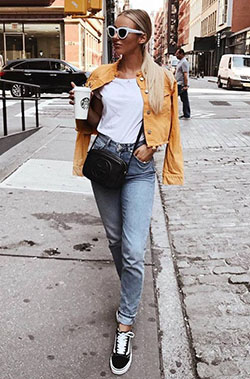 Ropa casual, chaqueta vaquera: chaqueta de jean,  Ideas de ropa de calle  