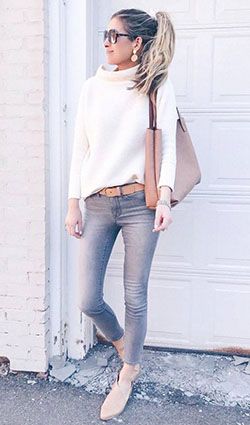 Pantalones ajustados, Ropa casual: trajes de invierno,  Pantalones ajustados,  Ideas de ropa de calle  