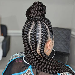 Trenzas de caja, trenzas de ganchillo: Cabello con textura afro,  Pelo largo,  trenzas de ganchillo,  trenzas de caja,  Peinados Trenzados,  Rastas sintéticas,  Cuidado del cabello  