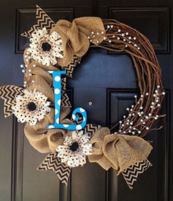 Ideas de coronas para la puerta principal: Coronas De Primavera,  ideas para coronas  
