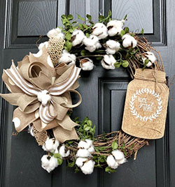 Coronas de bricolaje para la puerta principal: Coronas De Primavera,  ideas para coronas  