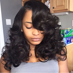Prom hair black girl, Lace wig y Short hair: 