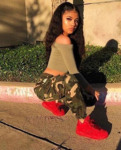 Swag baddie outfits para la escuela: top corto,  moda grunge,  Ideas de atuendos militares  