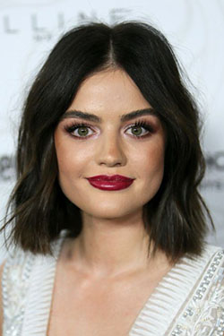 Cortes De Pelo Corto En Capas Cabello Fino: corte bob,  Ashley Benson,  Lucy Hale,  Shay Mitchell,  Peinado de cara redonda  