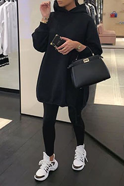 Legging avec sweat long, Ropa casual: Ideas de atuendos universitarios,  Atuendos Informales  