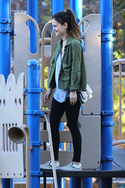 Rachel bilson furgonetas a cuadros, Hayden Christensen: Los Angeles,  trajes de furgonetas  