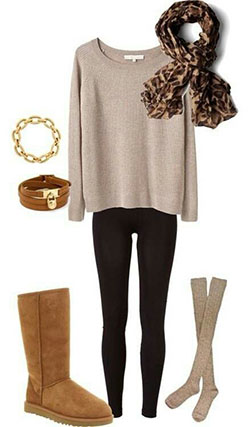 Lindos outfits con uggs, Ropa casual: trajes de invierno,  Bota de nieve,  Atuendos Informales,  Atuendos Con Botas Ugg  