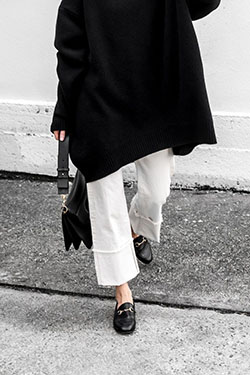 Vestidos para zapatos planos, Moda callejera y Blog de moda: Código de vestimenta,  blogger de moda,  Semana de la Moda,  Moda minimalista,  Estilo callejero,  instamoda,  Trajes De Zapatos Planos  