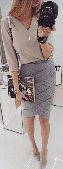 Ideas de trajes de falda de oficina, Ropa casual: Zapato de tacón alto,  Vestido de la dama de honor,  Informal de negocios,  Falda de tubo,  Ideas de atuendos universitarios,  Ropa formal,  Atuendos Informales  