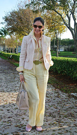 Vestidos Para zapatos planos, ropa casual, pantalones ajustados: Cuello redondo,  Pantalones ajustados,  Informal de negocios,  Atuendos Informales,  Trajes De Zapatos Planos  