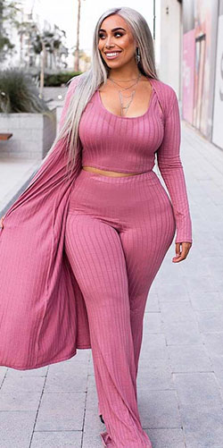 Juego de 3 piezas Fashion Nova Wild Dreams: traje de talla grande,  Nova de la moda,  Atuendos Informales  