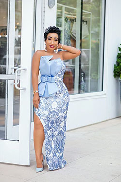 Estilos Aso Ebi, vestido con estampado mixto, vestido de noche: trajes de fiesta,  vestidos de coctel,  Vestido de noche,  vestidos africanos,  vestido de bola,  Vestidos Aso Ebi  