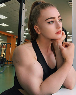 Bien arreglado julia vins, Aptitud física: modelo de fitness,  edificio del cuerpo femenino,  Julia Vins  