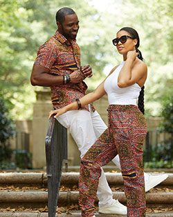 Everyone must see these African wax prints, Kente cloth: Kente cloth,  Kitenge Couple Outfits  