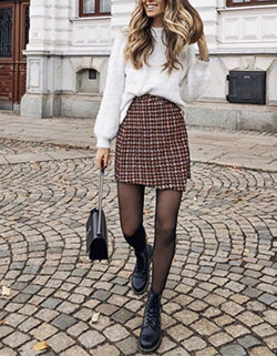 Botas de combate Atuendo, Ropa de invierno, Ropa casual: Vestido de novia,  trajes de invierno,  Atuendos Con Botas  