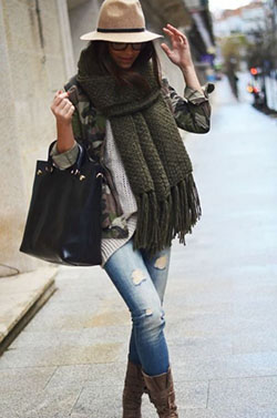 Look para mucho frio, Winter clothing: trajes de invierno,  Accesorio de moda,  Trajes De Bufandas  