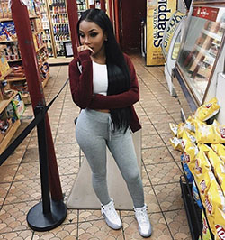 Siente estos bonitos atuendos de aaliyah jay, inténtalo de nuevo: Trajes De Legging  