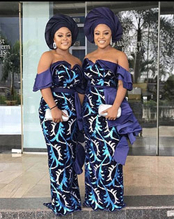 Estilos Aso Ebi, estampados africanos de cera: vestidos africanos,  camarones asos,  Vestidos Aso Ebi  