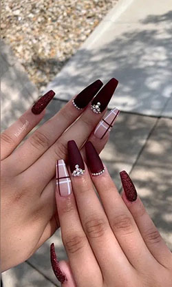 Ideas clásicas para uñas de otoño, Arte de uñas: Esmalte de uñas,  Arte de uñas,  Uñas de gel,  Uñas postizas  