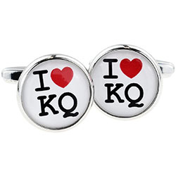 GEMELOS A MEDIDA ROMANTIC I LOVE PERSONALIZADOS INICIALES 19,99: gemelos iniciales  