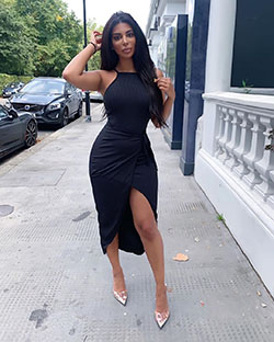 pequeño vestido negro: Missy imperio,  Trajes de fiesta universitaria,  vestido negro  