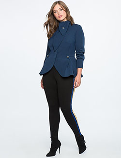 Lovely Smart Formal Casual Outfits para el trabajo Mujeres maduras: traje de talla grande,  Traje de trabajo de verano  