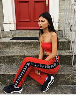 Ig baddie outfit rojo, Ropa casual: Atuendos Informales,  Traje de tops de tubo  