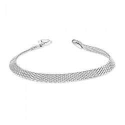 Pulsera de malla de plata de ley de 5 mm 32,00 €: 