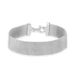 Pulsera Malla Plata 925 14mm £78.00: 