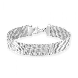 Pulsera Malla Plata 925 12mm £62.00: 